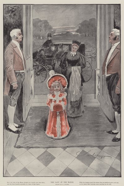 De Dame van het Landhuis door Robert Sauber